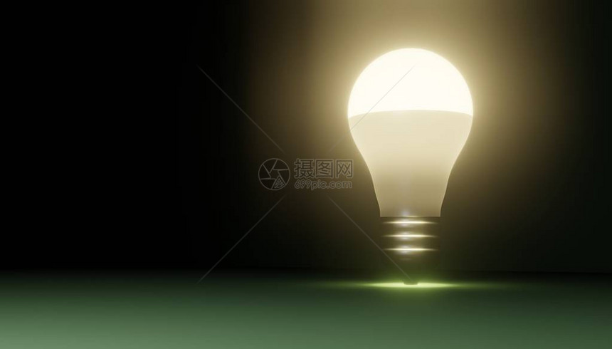 现代LED灯隔离3d经合组织能图片