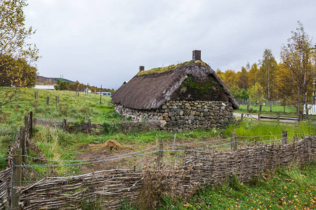 美丽的老村落是苏格兰图片