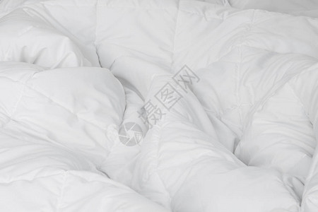 床单背景白色织物材料图片