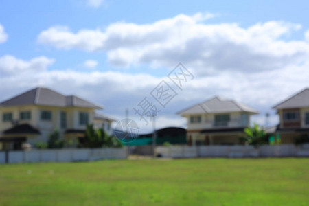 清平乐村居具有草田操场图像模糊背景的村居住宅村郊区背景