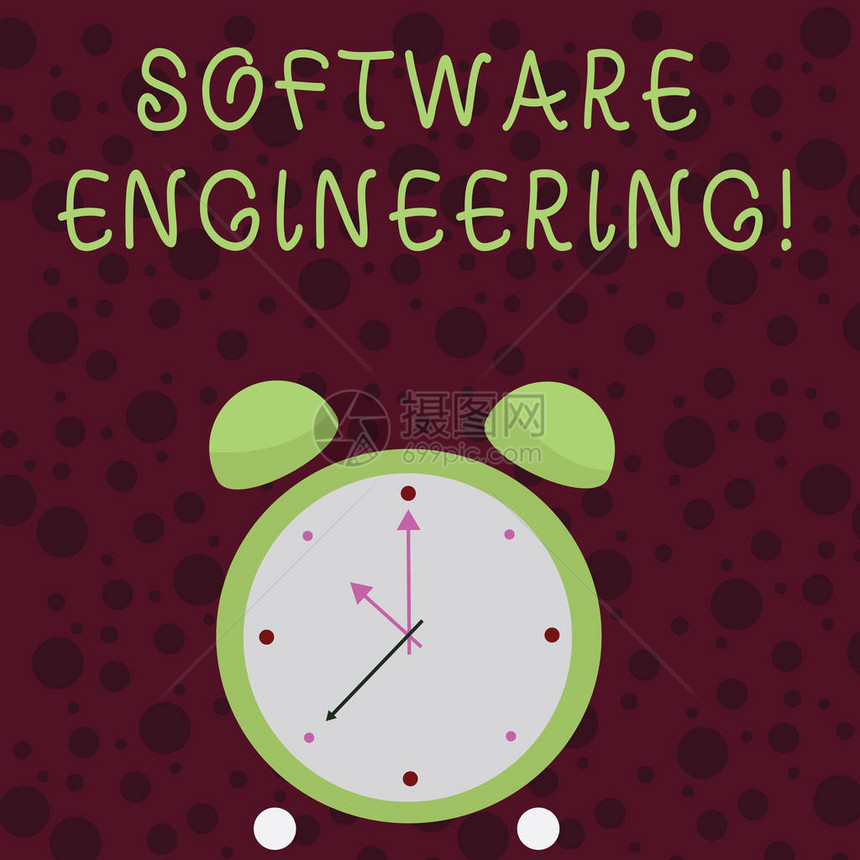 文字写作文本软件工程商业照片展示应用工程开发软件彩色圆形模拟双铃闹图片