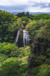 夏威夷KauaiWailua州公园Opaek图片