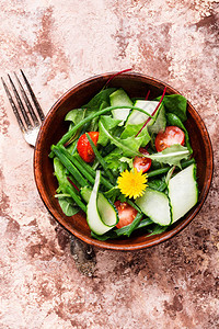 新鲜蔬菜沙拉健康食品新鲜图片