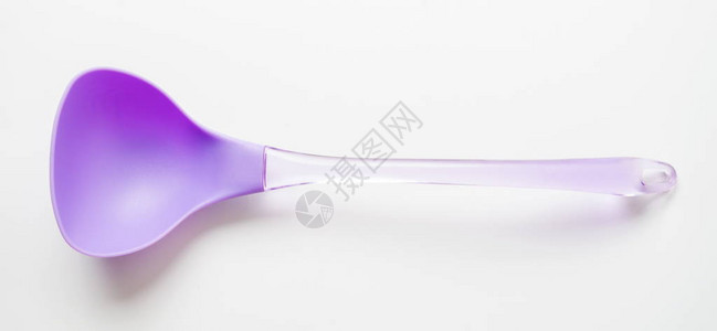 白底紫勺厨房用具图片