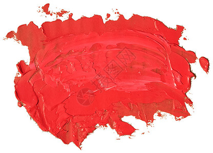 红色油质涂漆红油脂漆笔刷手工涂图片