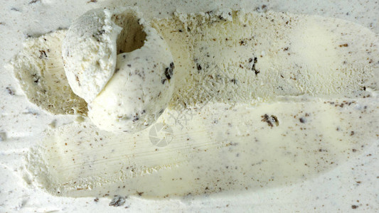 冰淇淋饼干和奶油食品概念顶级图片