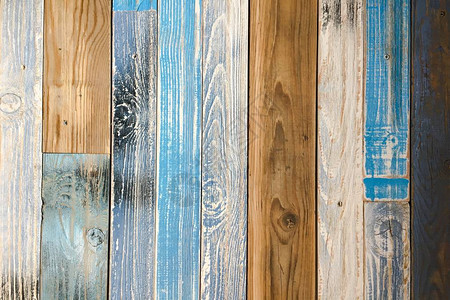 木镶地板背景五颜六色的木纹理图片