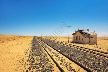 纳米比亚废弃的Garub铁路站图片