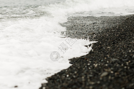 海浪冲刷着石头自然背景这些岩浆图片