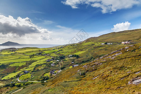爱尔兰凯里环的海岸景观图片