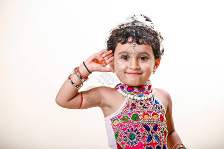 可爱的印度小女孩图片