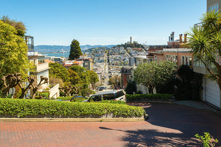 伦巴德街加利福尼亚州旧金山被称图片