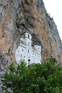 Ostrog是黑山一个活跃的塞尔维亚东正教修道院图片