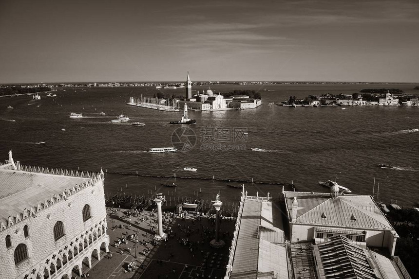 意大利威尼斯圣马可广场和圣乔图片