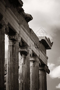 希腊雅典Acropolis的Ereth图片