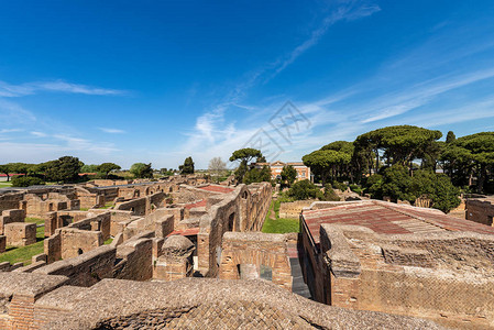 建于公元前7世纪的殖民地靠近罗马图片