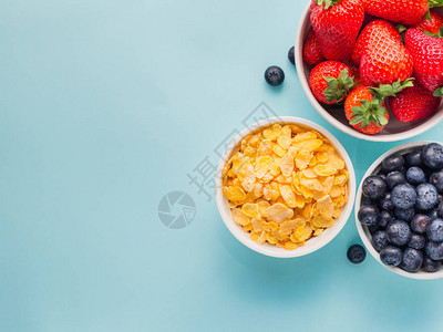 健康的无谷质免费早餐概念图片