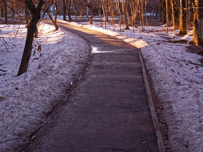 莫斯科冬季公园沥图片