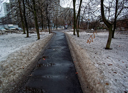 莫斯科冬季公园沥图片