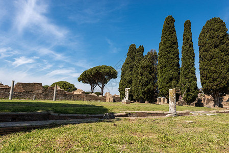 公元前7世纪创立于罗马附近背景图片