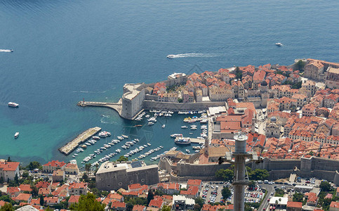 从克罗地亚Dubrovnik老城S图片