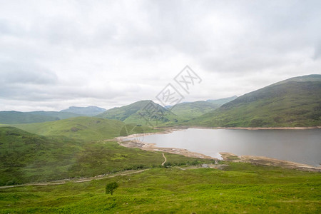 苏格兰高原的山地和湖泊风景观ScottishHig图片