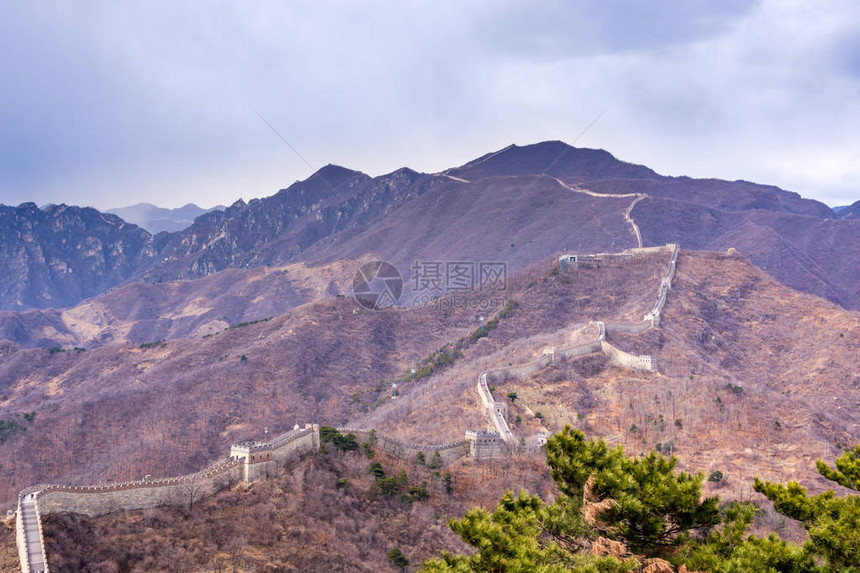 长城北京附近的穆提亚尤区图片