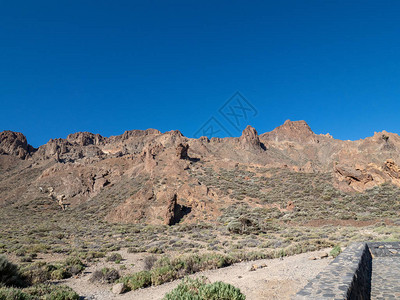 西班牙加那利群岛特内里费洛斯罗克火山和埃尔捷德火图片