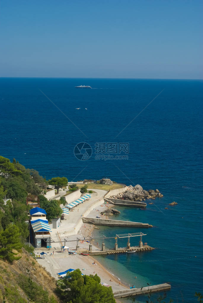 黑海沿岸的海滩图片