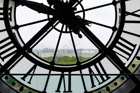 奥赛博物馆的巨大时钟法国巴黎图片