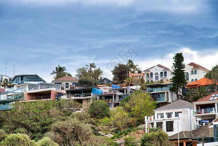 一房两厅Bondi沿海一背景