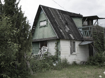 旧房子俄国背景图片
