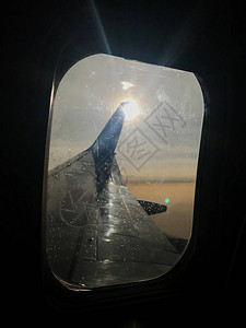 飞机的大机翼显示窗扇Windows飞机显示长翼飞机带翅膀的飞机图片