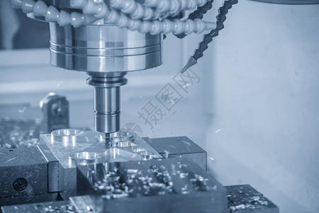CNC碾磨机用固态球末端工具切割模具部件背景图片