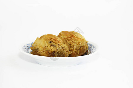 土耳其传统烘烤甜味肉饼蜂蜜图片