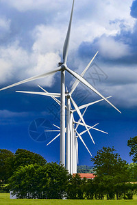 丹麦的Vendssel风力涡轮图片