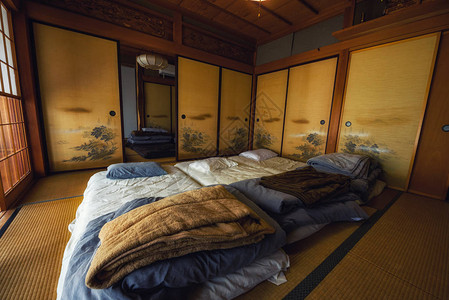 传统日本风格的房间图片
