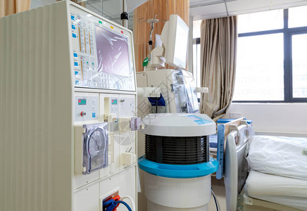 透析器带有管道和装置的血液透析机保健血液净化肾衰竭移植背景