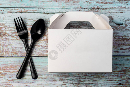 白纸板快餐盒图片