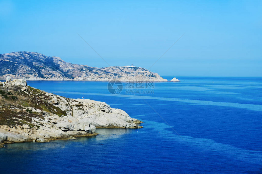 环绕地中海的CalviCorse和Punta图片