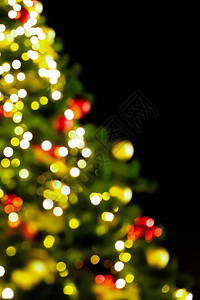 本底的圣诞卡纵向设计高彩色亮发加兰模图片