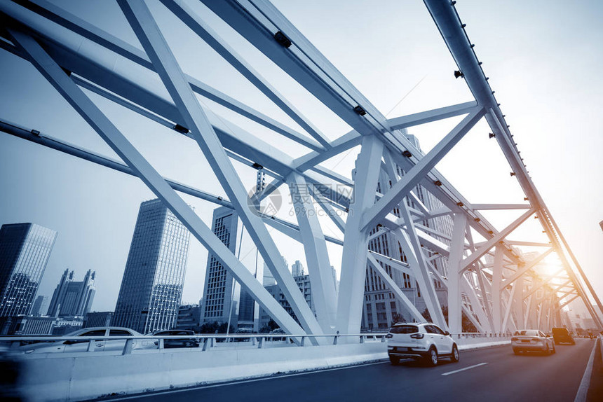 桥梁和高速车天津图片