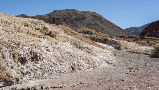 智利阿塔卡马沙漠的彩虹谷Valle图片