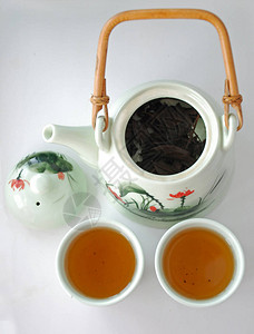 白茶在碗里图片