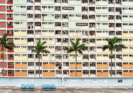 在香港崔鸿最古老的公共住宅区的图片