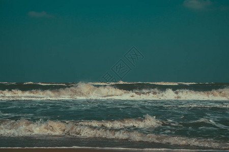 海洋表面波浪无缝图片