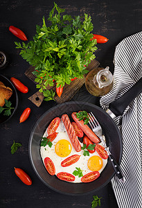 英语早餐炒鸡蛋西红柿图片