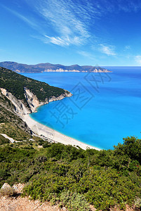 希腊凯法洛尼亚岛著名的高清图片