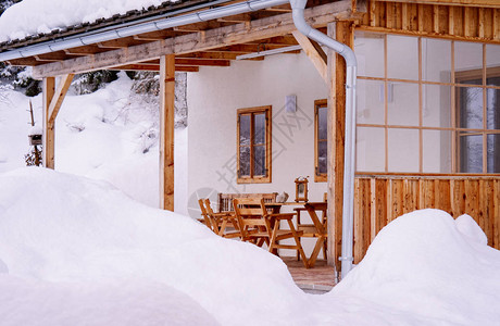 雷德森哈尔典型的冬天高清图片