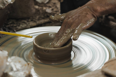 手工制造陶器图片